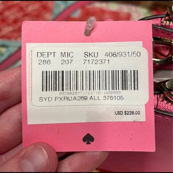 Kate spade pink purse - Picture 2 of 3